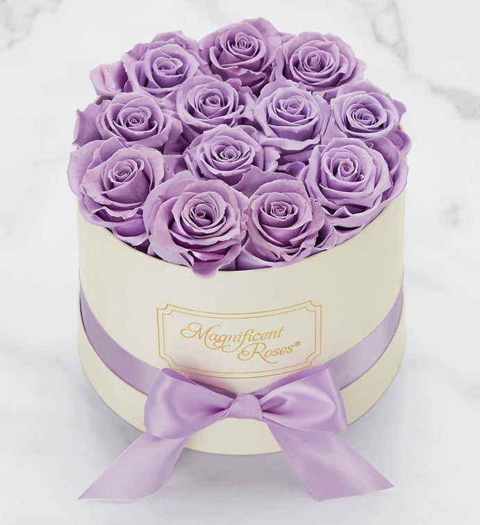 Magnificent Roses® Preserved Lavender Dream